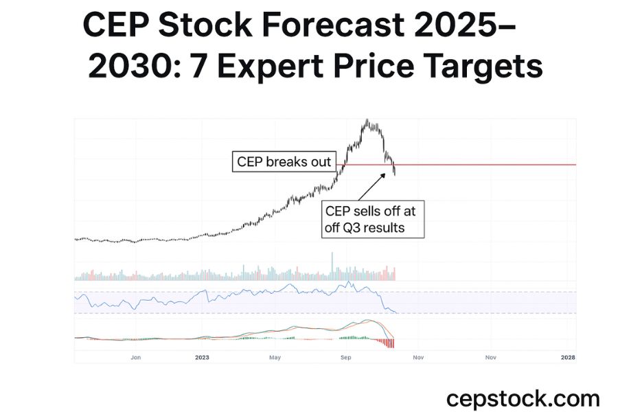 CEP Stock Forecast by Year (2025–2030)